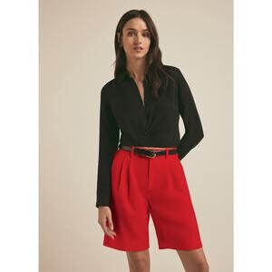 Favorite Daughter The Low Favorite Bermuda Short Long Pleated Retro
